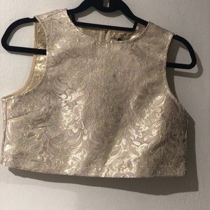 Crop top Blouse and Skirt